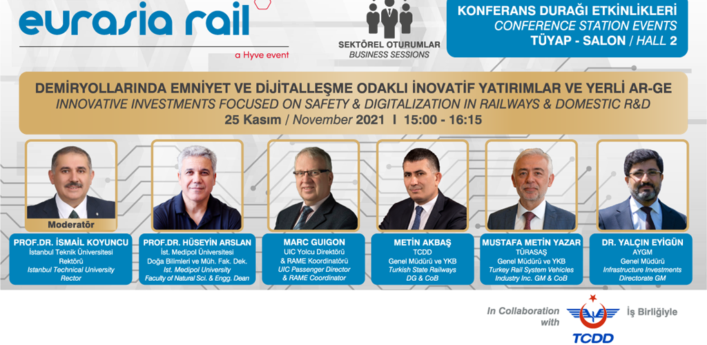 The Present and the Future of the Rail Industry will be Discussed at the Eurasia Rail
